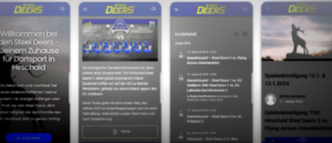 Read more about the article Neu – Die Steel Deers App: Die App für Fans und Freunde der Steel Deers