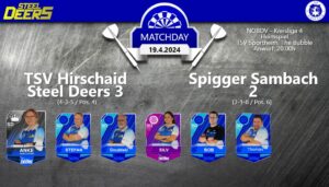 🎯 NOBDV - Kreisklasse 4: Letztes Heimspiel von Team 3 gegen Spigger Sambach 2